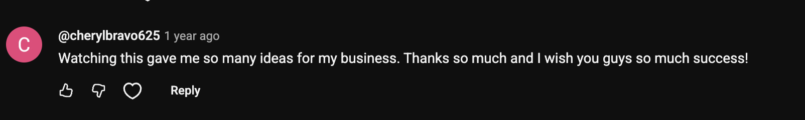 Audience review screenshot