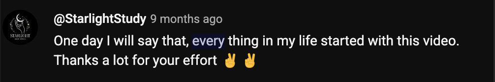 Audience review screenshot