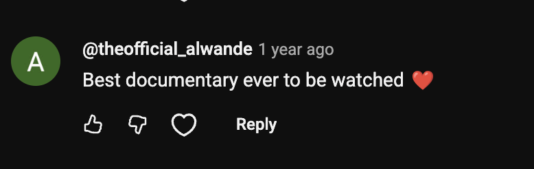 Audience review screenshot